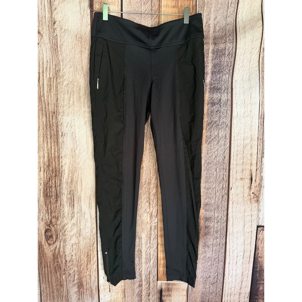 Anatomie Allie Travel Pants Black Stretch Ankle Zip Minimalist Comfort Medium